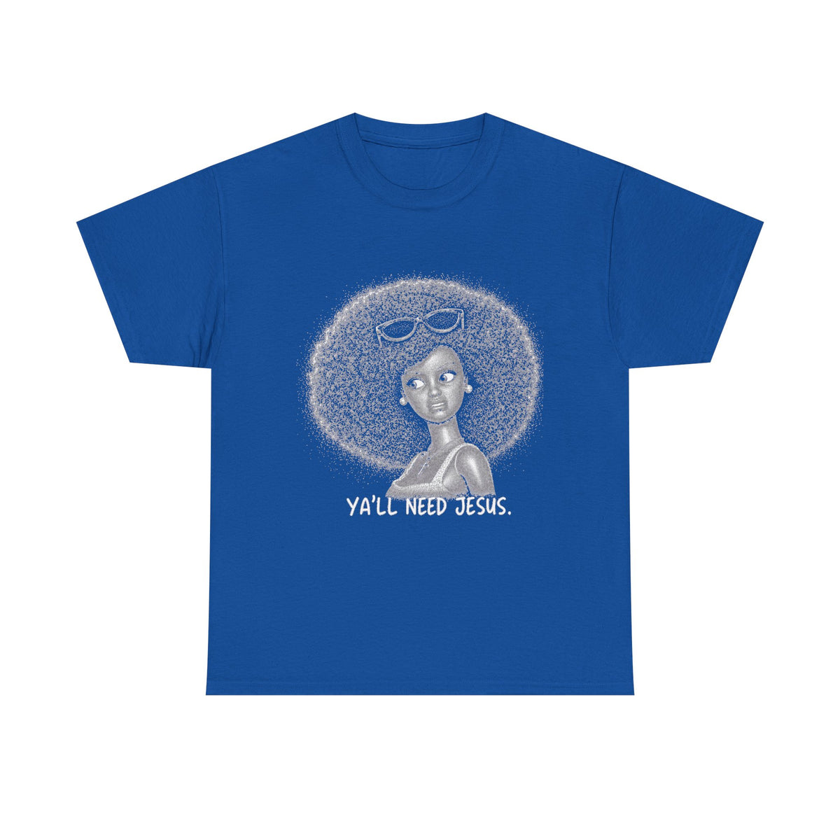Afro Halo Art Tee — 'You Are My Wings' Graphic T-Shirt