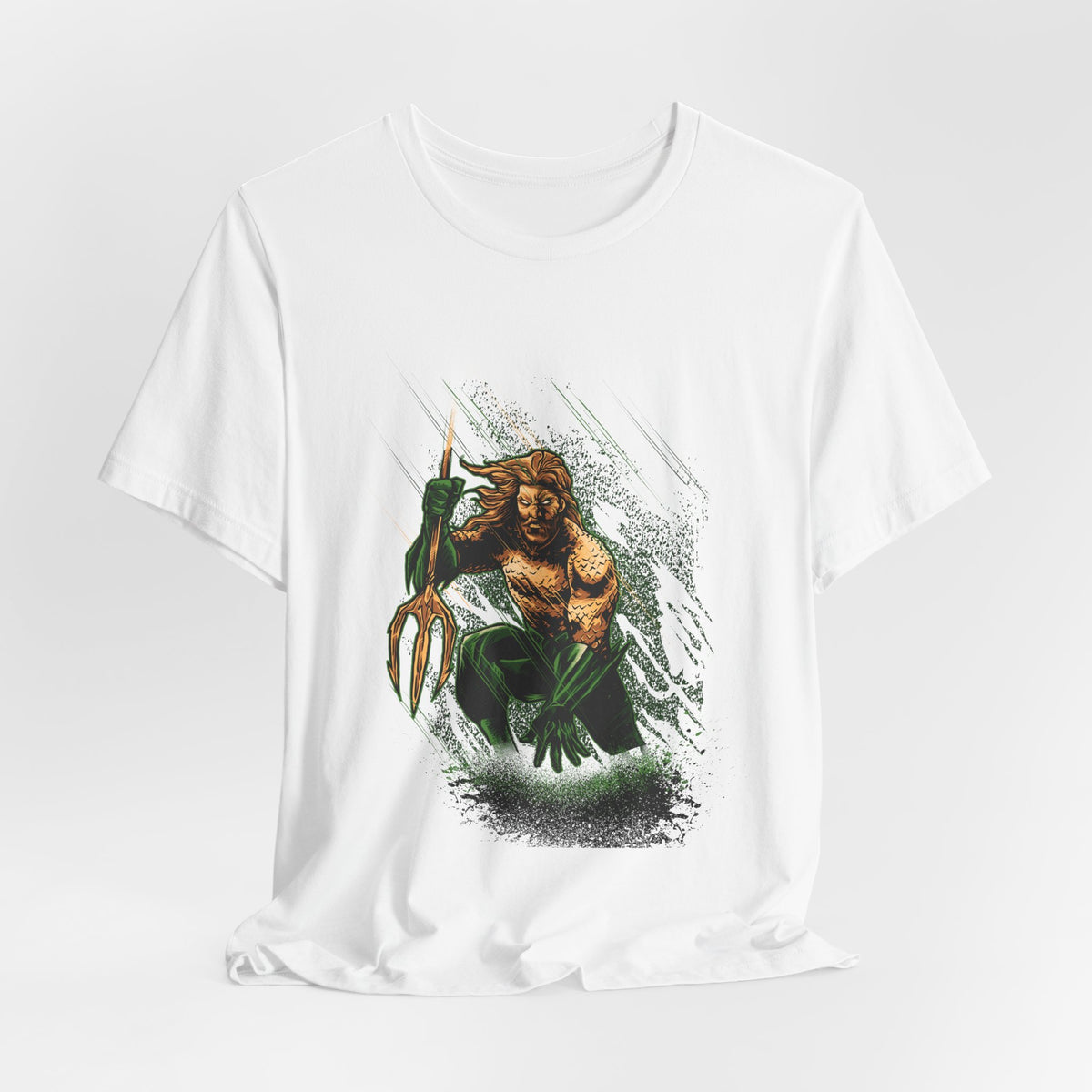 Aquaman Vintage Graphic Tee — Trident Hero Comic Shirt