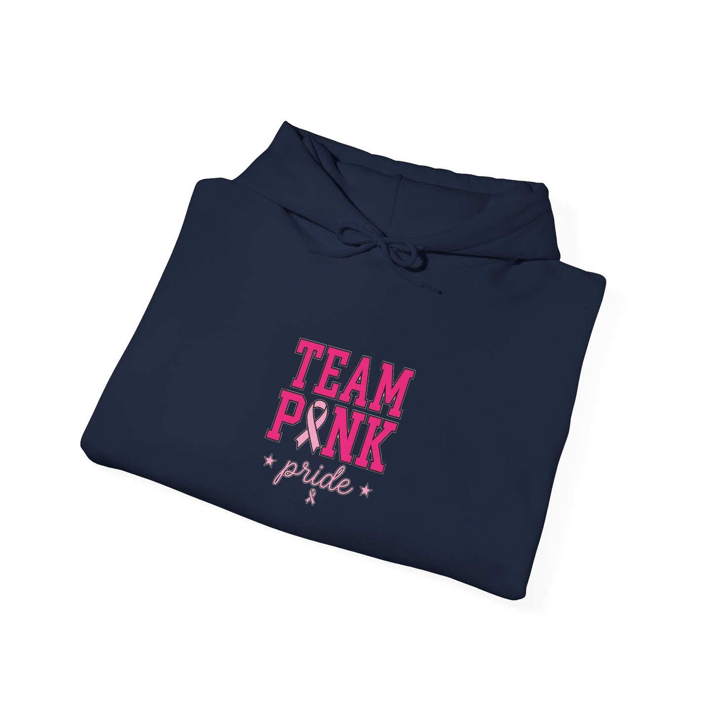 Team Pink Ribbon Hoodie | Breast Cancer Awareness, Support