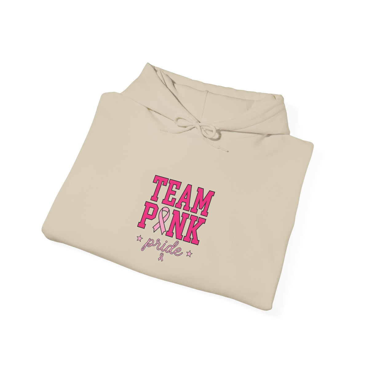 Team Pink Ribbon Hoodie | Breast Cancer Awareness, Support