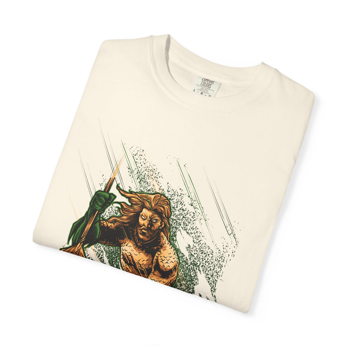 Aquaman Graphic T-Shirt — Vintage Surfing Trident Design