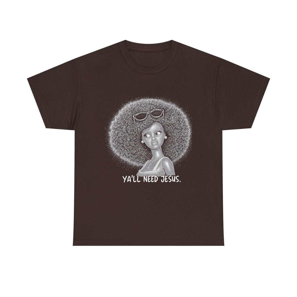 Afro Halo Art Tee — 'You Are My Wings' Graphic T-Shirt
