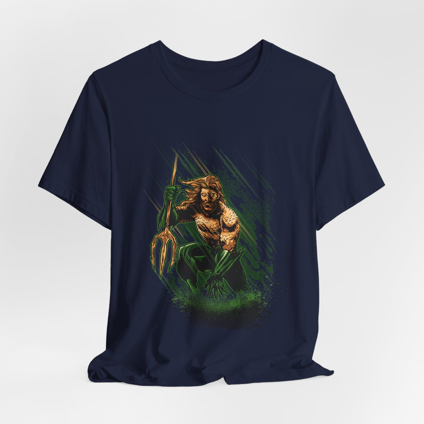 Aquaman Vintage Graphic Tee — Trident Hero Comic Shirt