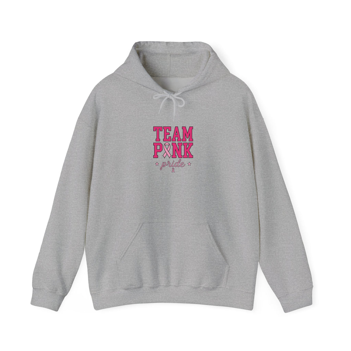 Team Pink Ribbon Hoodie | Breast Cancer Awareness, Support