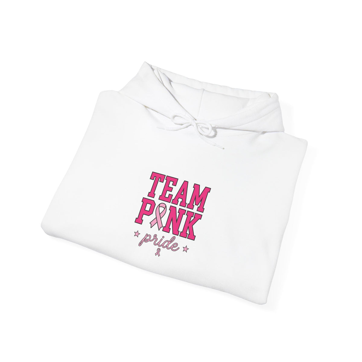 Team Pink Ribbon Hoodie | Breast Cancer Awareness, Support