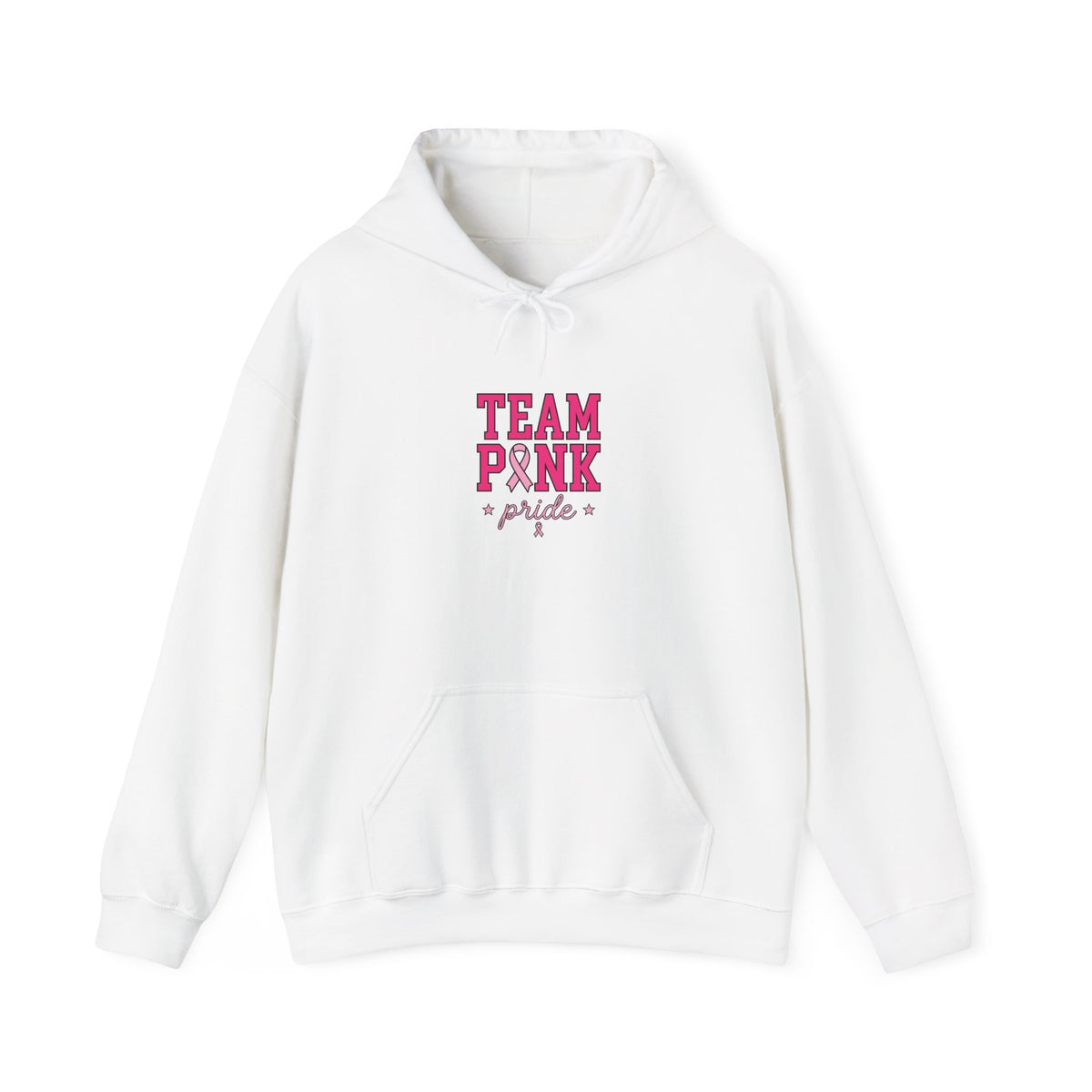 Team Pink Ribbon Hoodie | Breast Cancer Awareness, Support