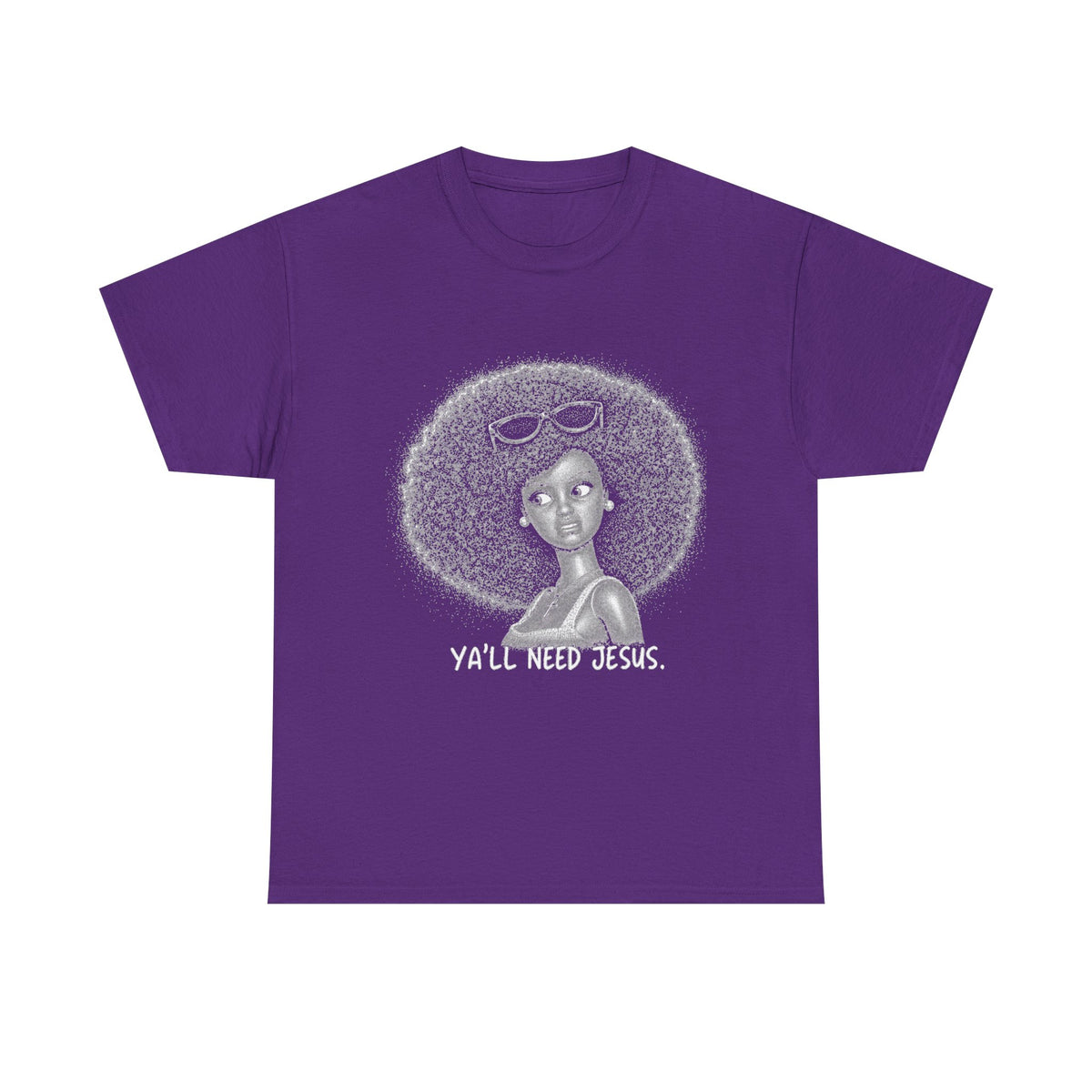 Afro Halo Art Tee — 'You Are My Wings' Graphic T-Shirt