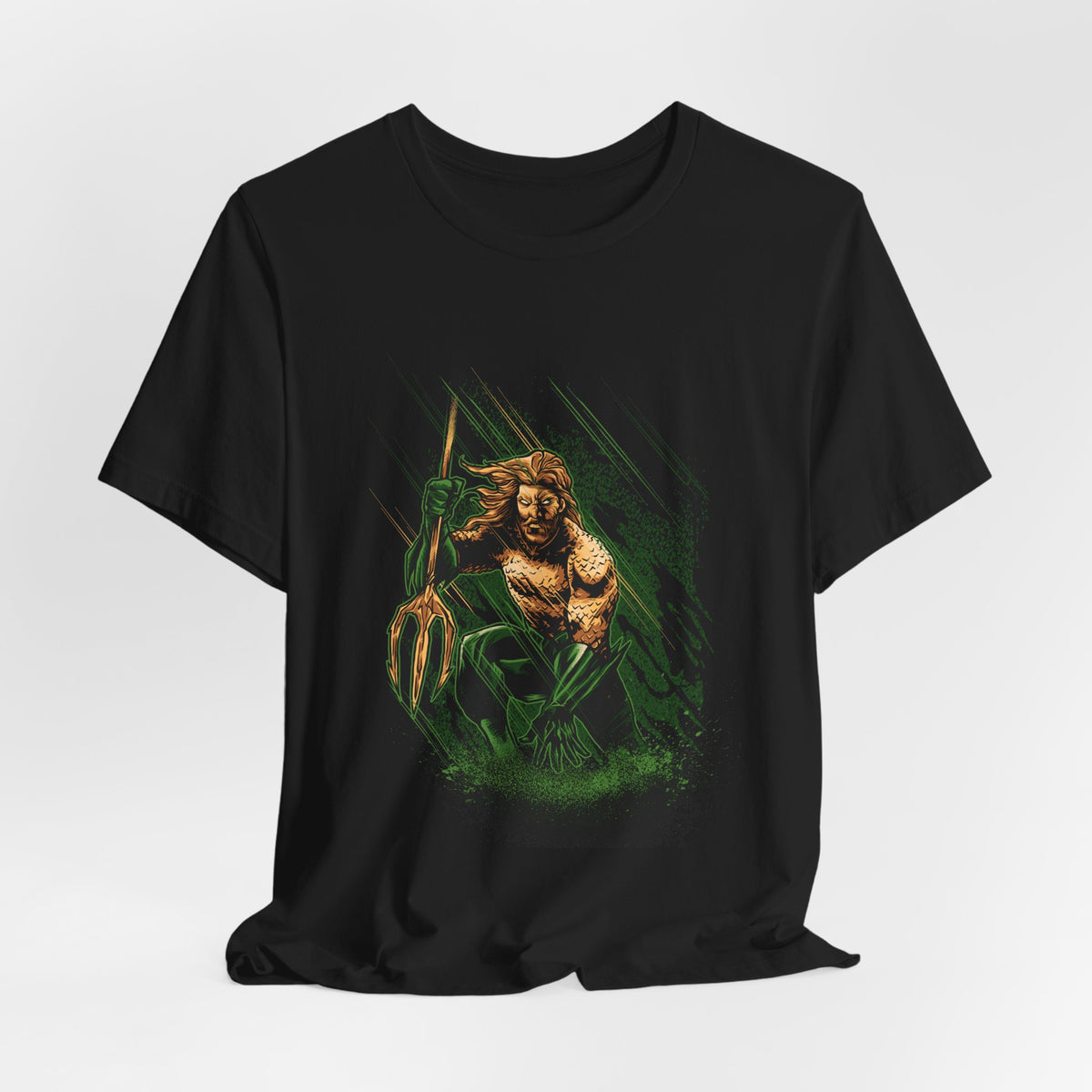 Aquaman Vintage Graphic Tee — Trident Hero Comic Shirt