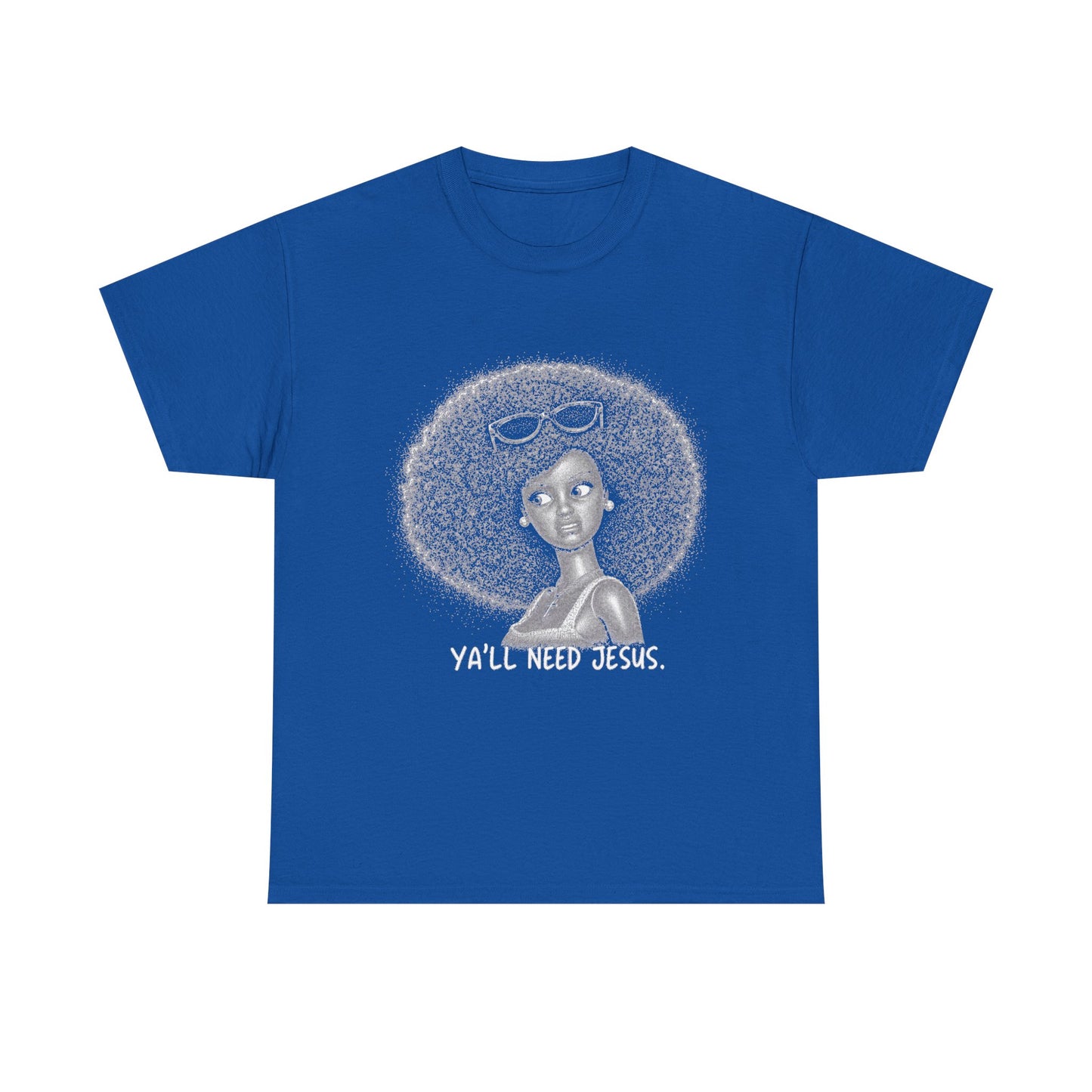 Afro Halo Art Tee — 'You Are My Wings' Graphic T-Shirt