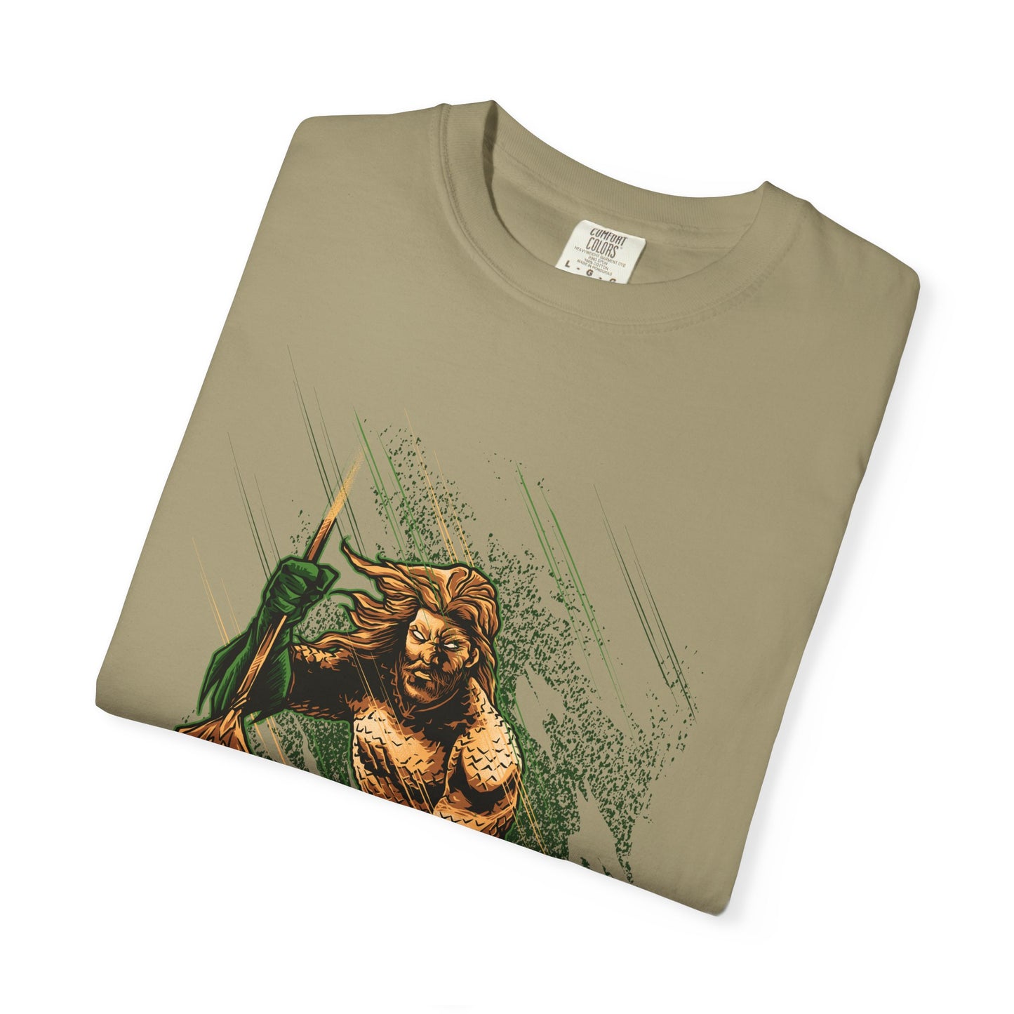 Aquaman Graphic T-Shirt — Vintage Surfing Trident Design