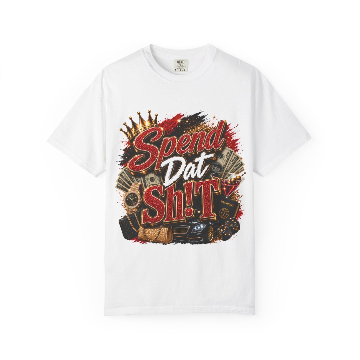 Spend Dat Sh!t T-Shirt — Bold Graphic Tee for Hustlers & Nightlife