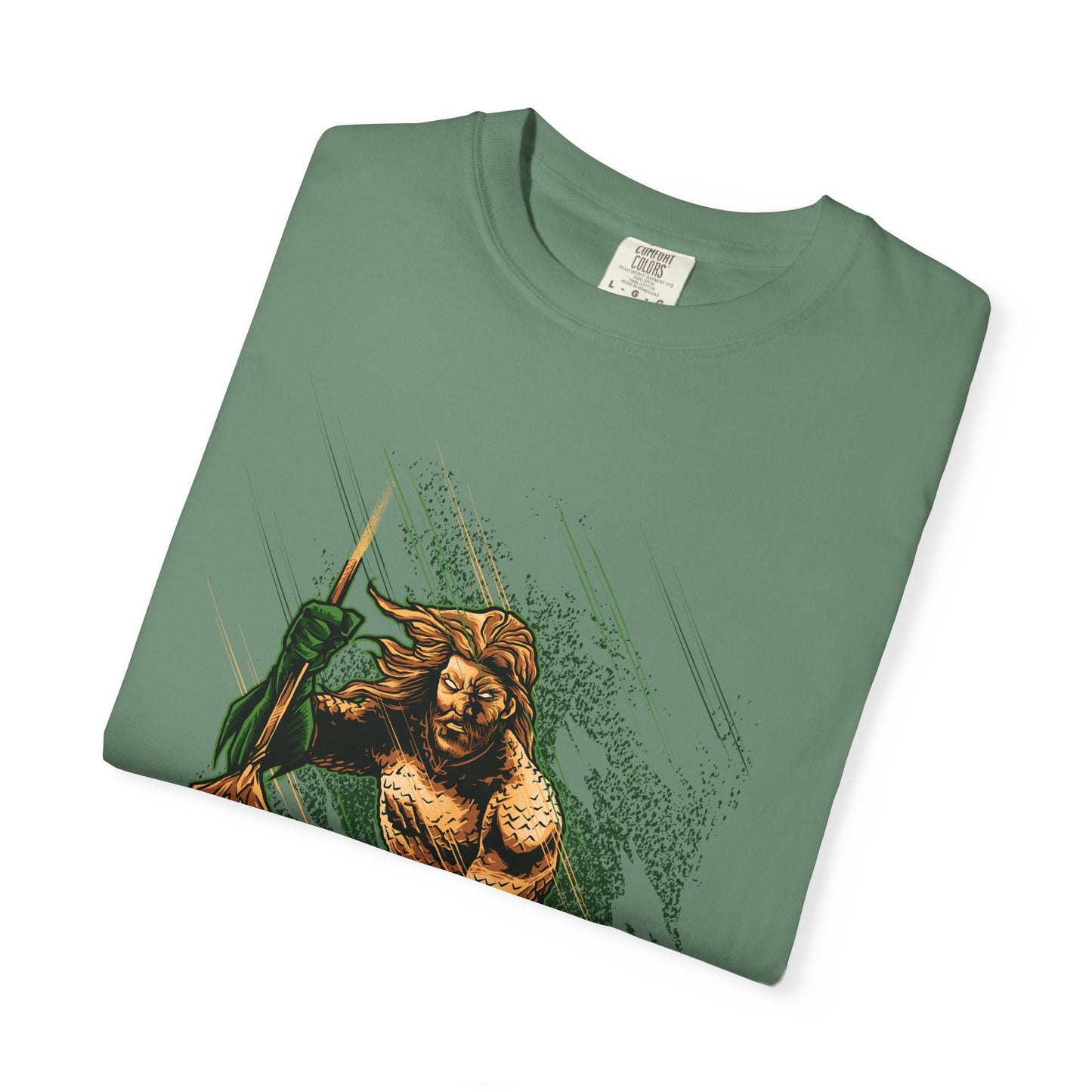 Aquaman Graphic T-Shirt — Vintage Surfing Trident Design