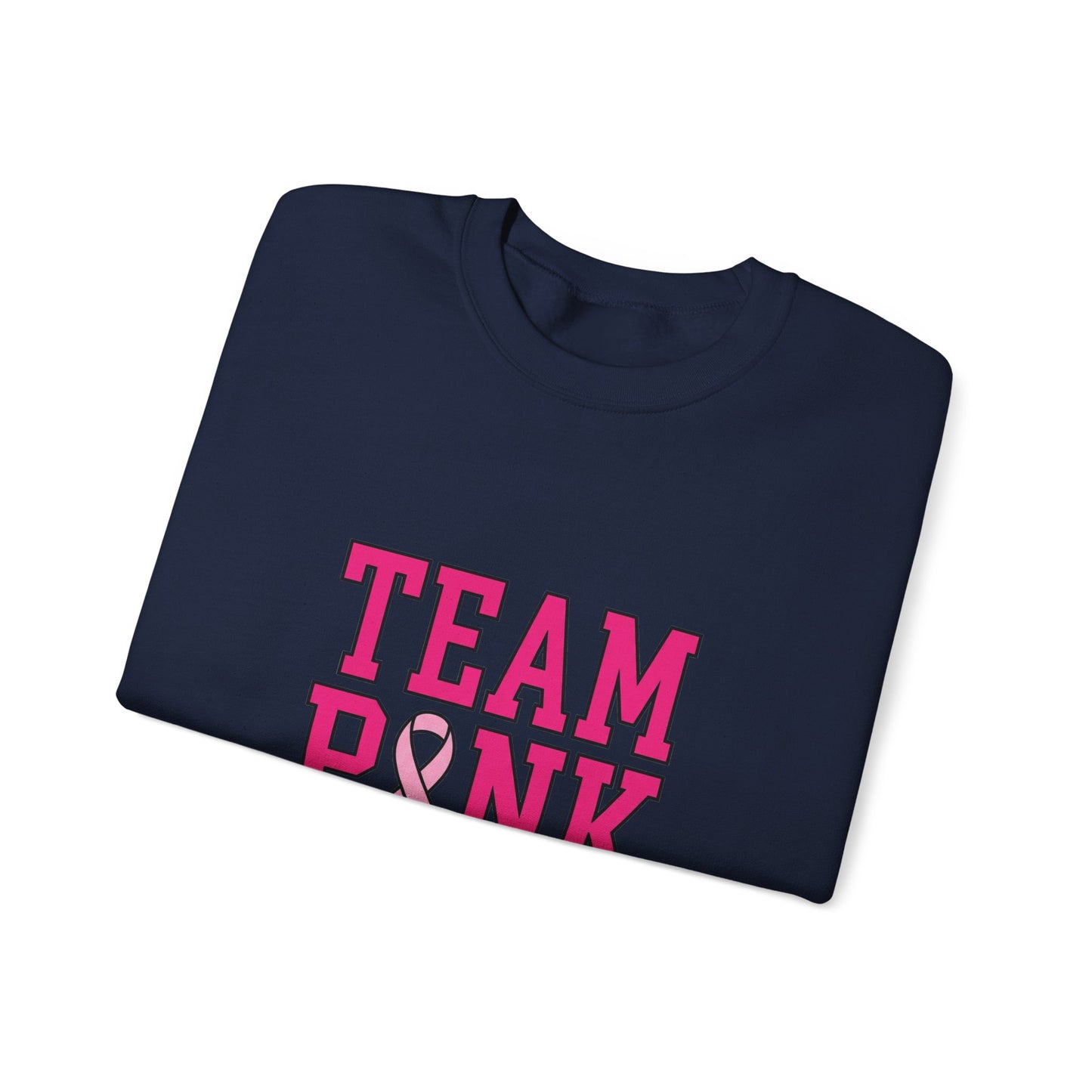 Team Pink ribbon pride Sweatshirt | Breast Cancer Awareness, Pink Support