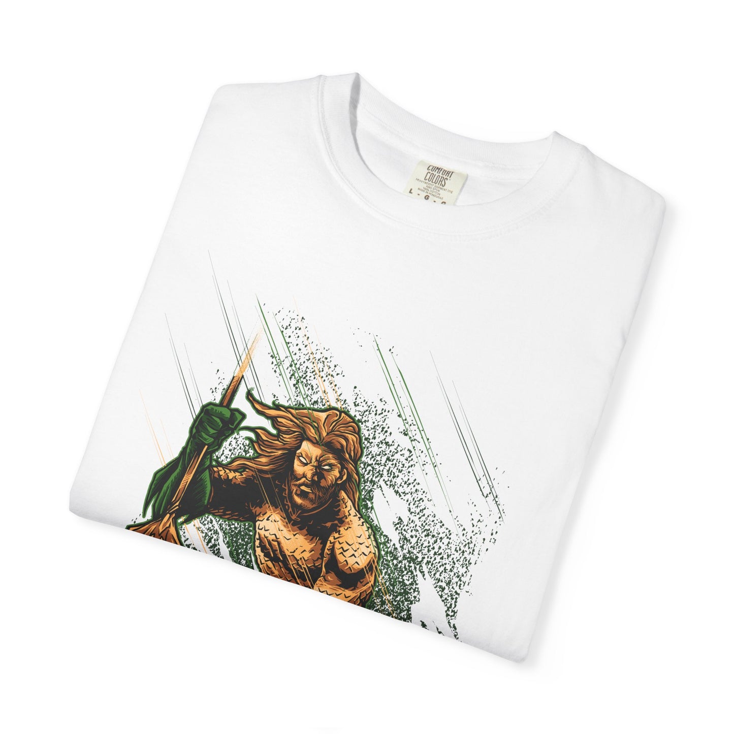 Aquaman Graphic T-Shirt — Vintage Surfing Trident Design