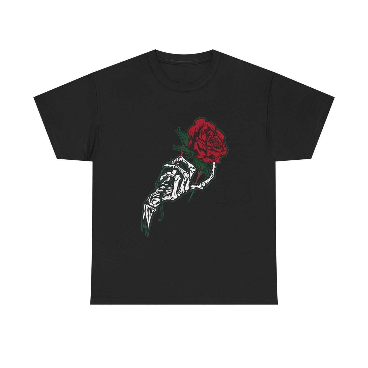 Rose & Skeleton Hand Tee-Alternative