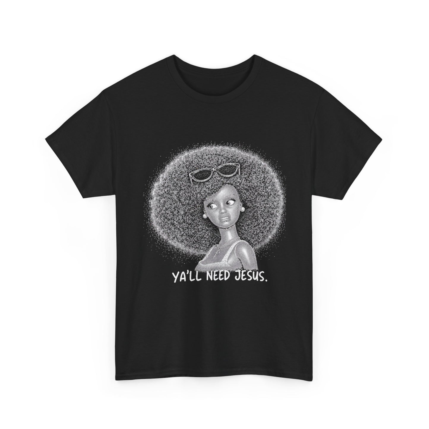Afro Halo Art Tee — 'You Are My Wings' Graphic T-Shirt