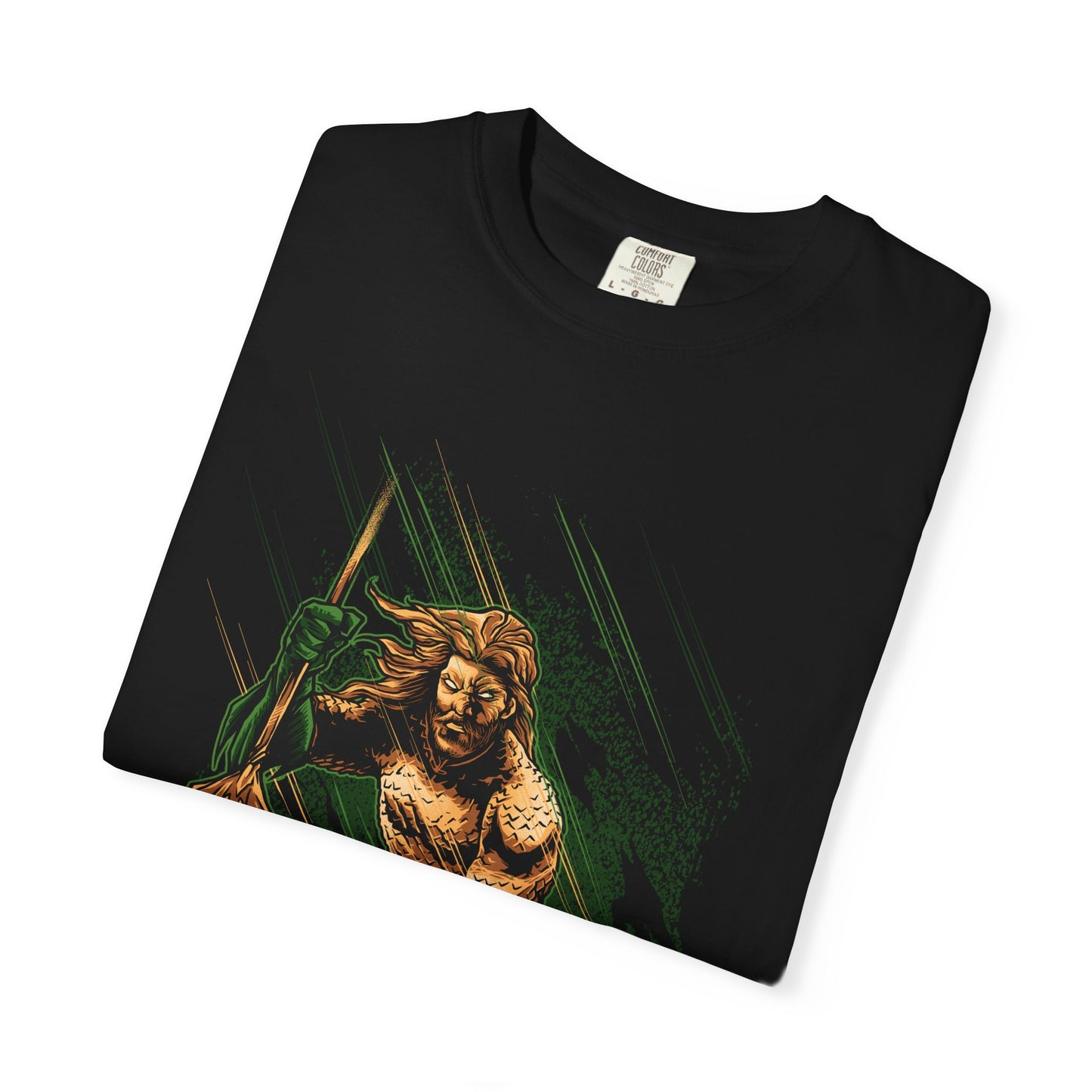 Aquaman Graphic T-Shirt — Vintage Surfing Trident Design