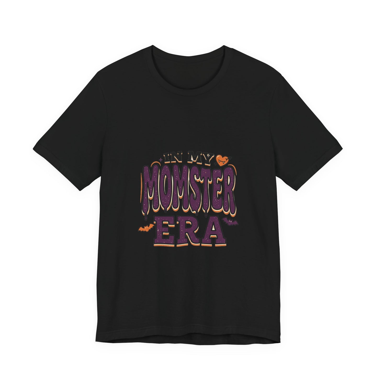 Momster Era Tee | Halloween mom shirt, spooky typography, bats