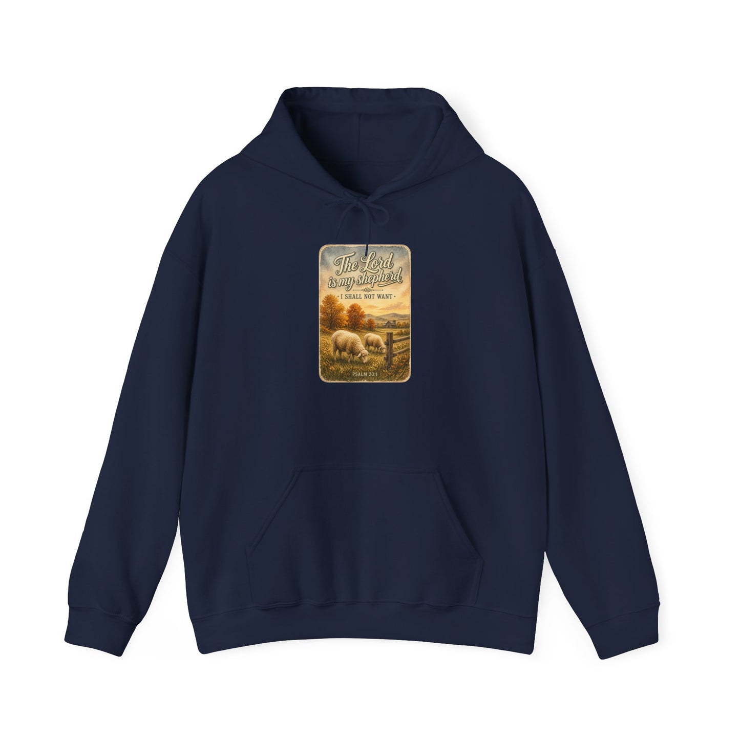 Faithful Harvest Hoodie | Christian Autumn, Scripture Barn & Leaves