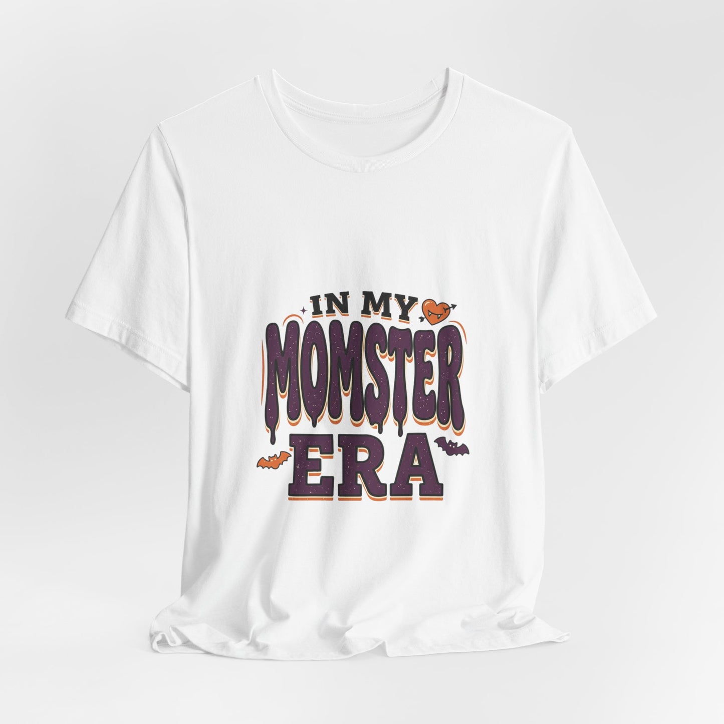 Momster Era Tee | Halloween mom shirt, spooky typography, bats
