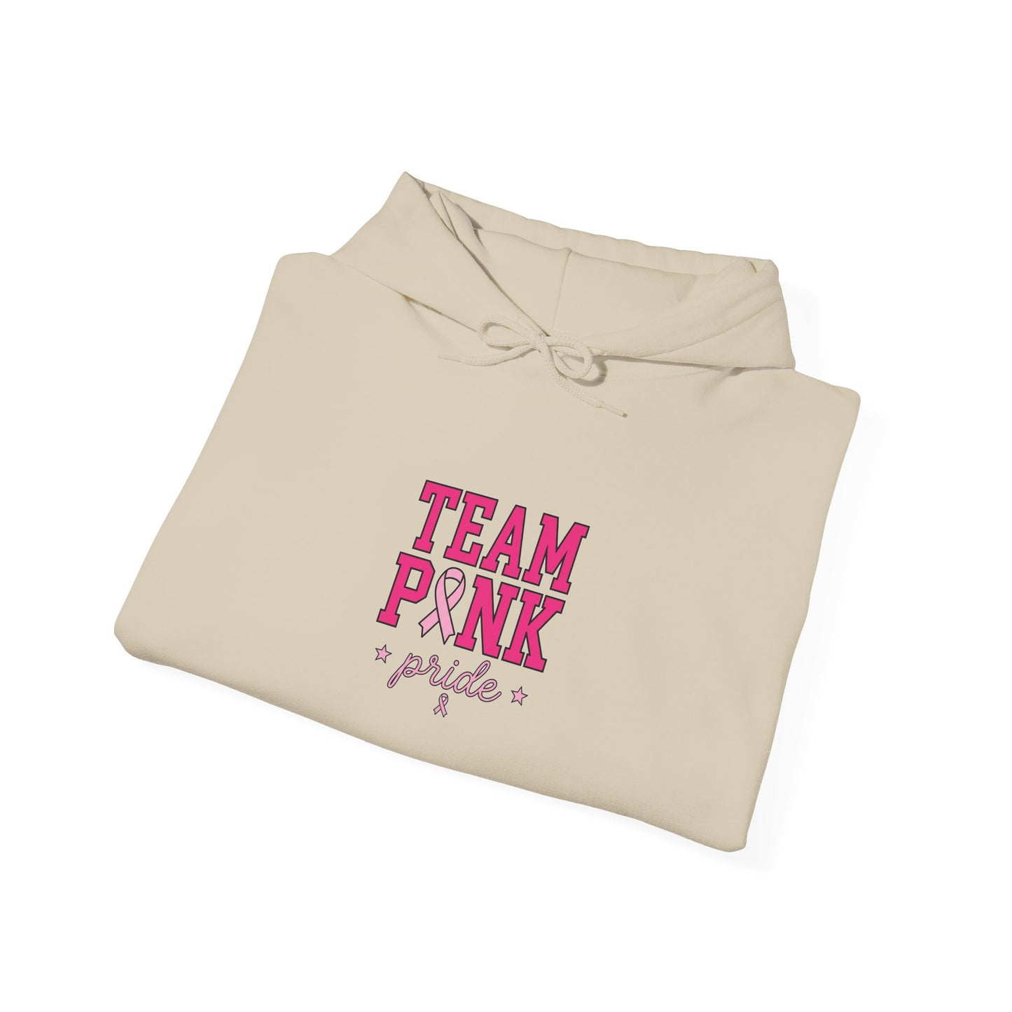 Team Pink Ribbon Hoodie | Breast Cancer Awareness, Support