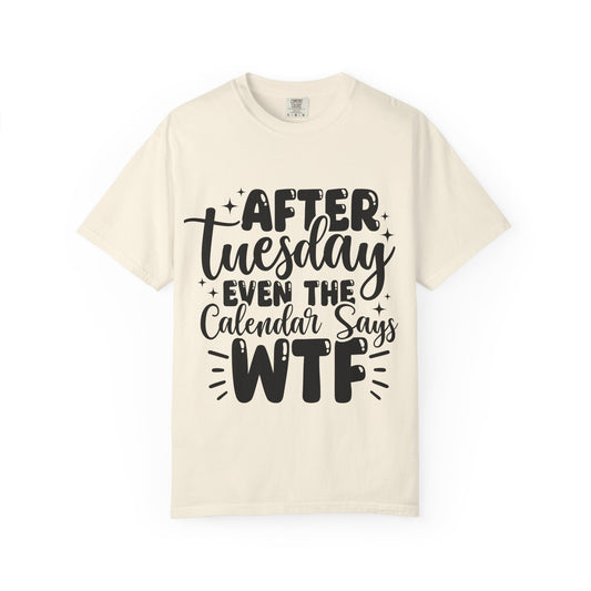After Tuesday Even The Calendar Says WTF T-Shirt