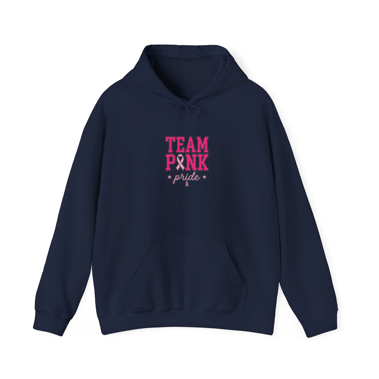Team Pink Ribbon Hoodie | Breast Cancer Awareness, Support