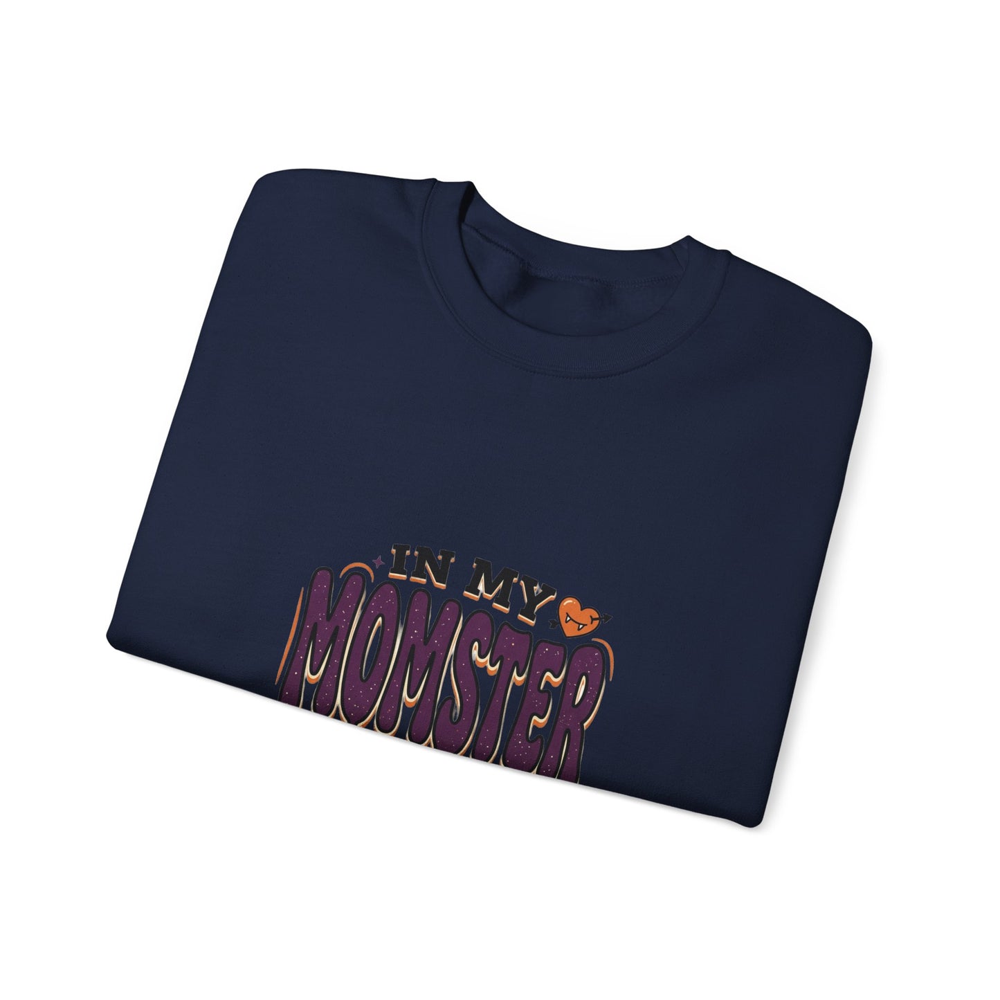 Momster Era Sweatshirt | Halloween mom graphic, purple orange spooky lettering