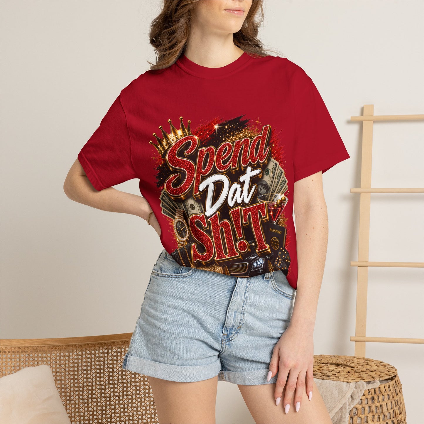 Spend Dat Sh!t T-Shirt — Bold Graphic Tee for Hustlers & Nightlife