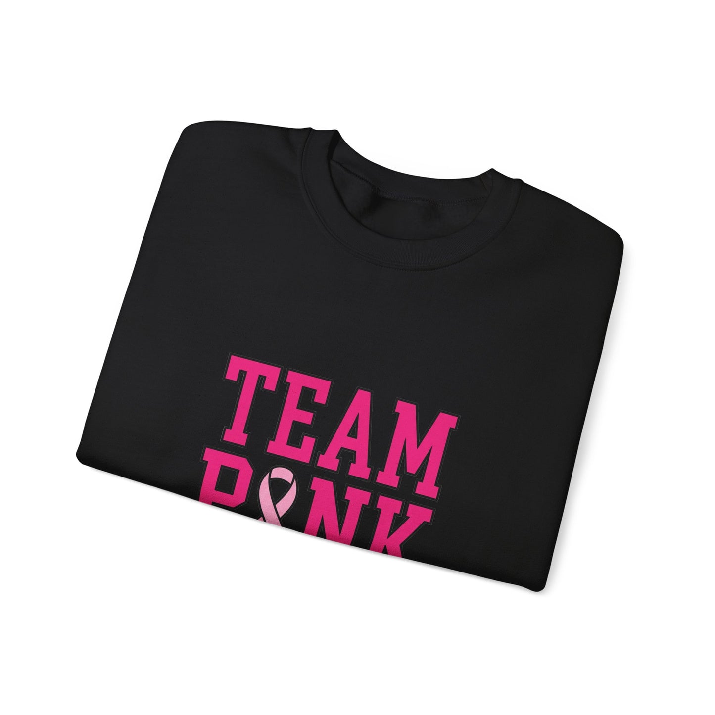Team Pink ribbon pride Sweatshirt | Breast Cancer Awareness, Pink Support