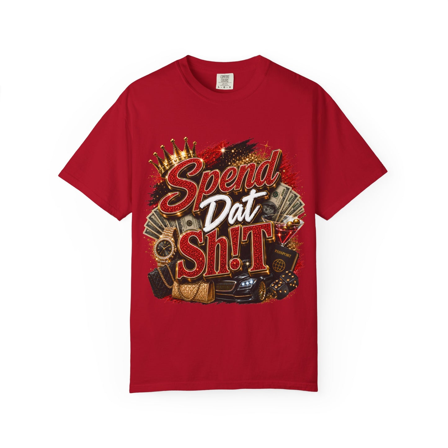 Spend Dat Sh!t T-Shirt — Bold Graphic Tee for Hustlers & Nightlife