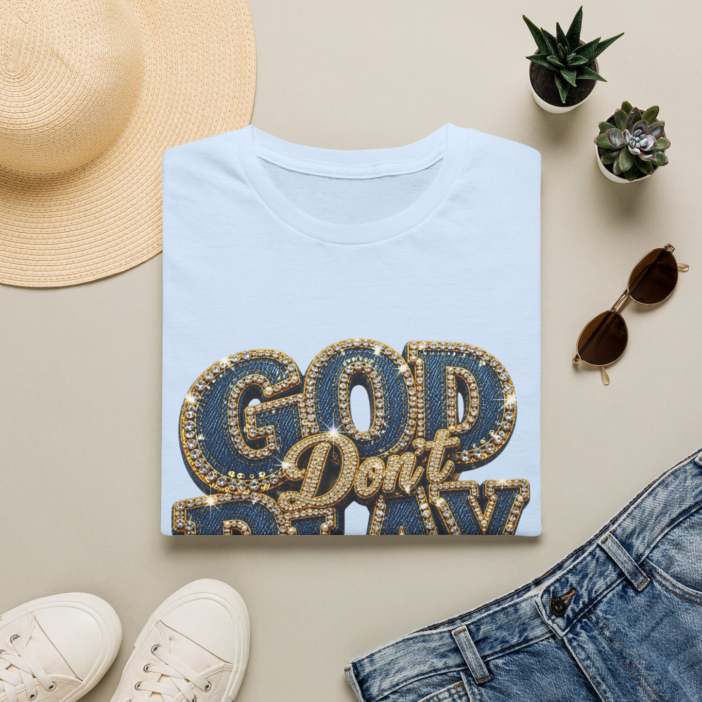 God Don't Play About Me T-Shirt-Faith