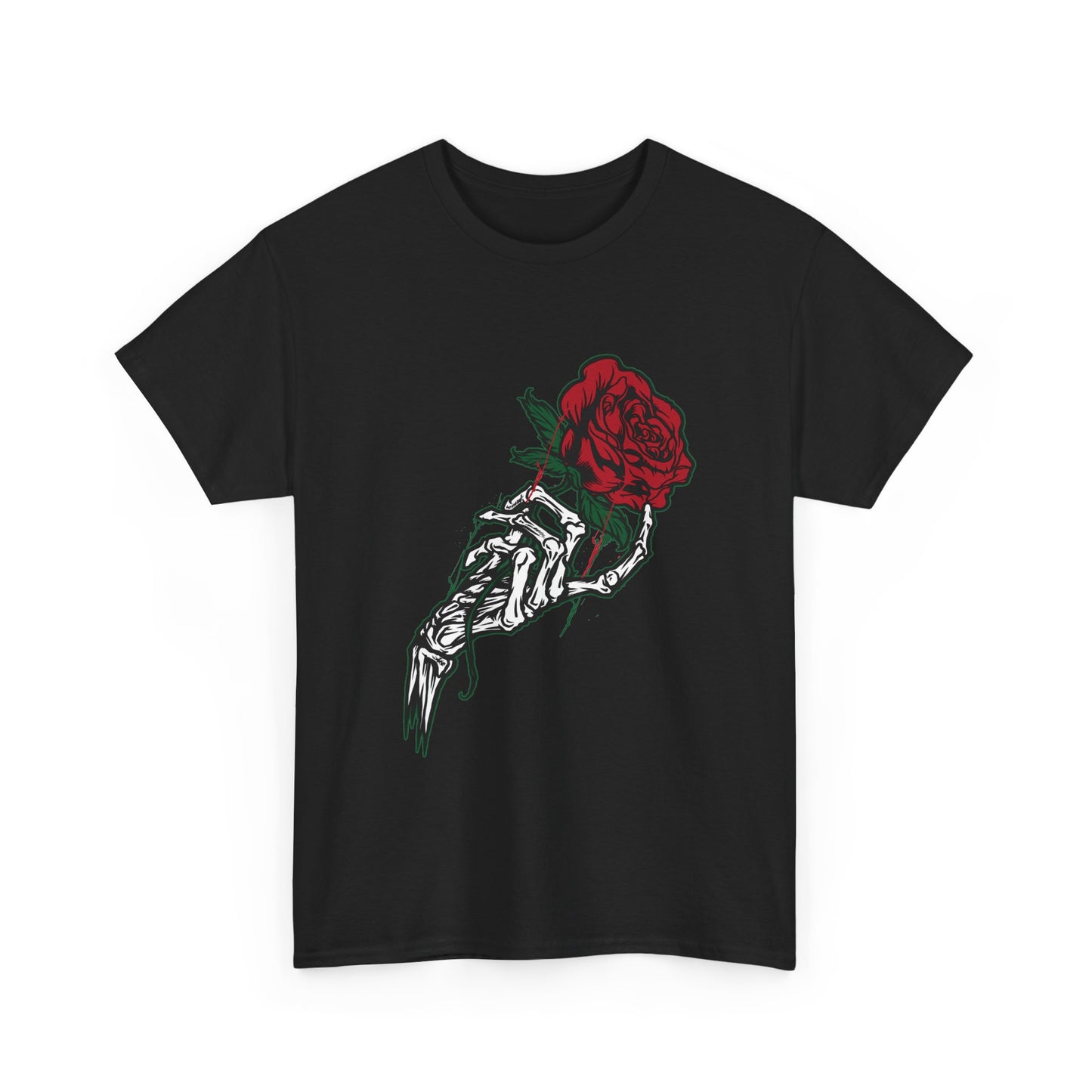 Rose & Skeleton Hand Tee-Alternative