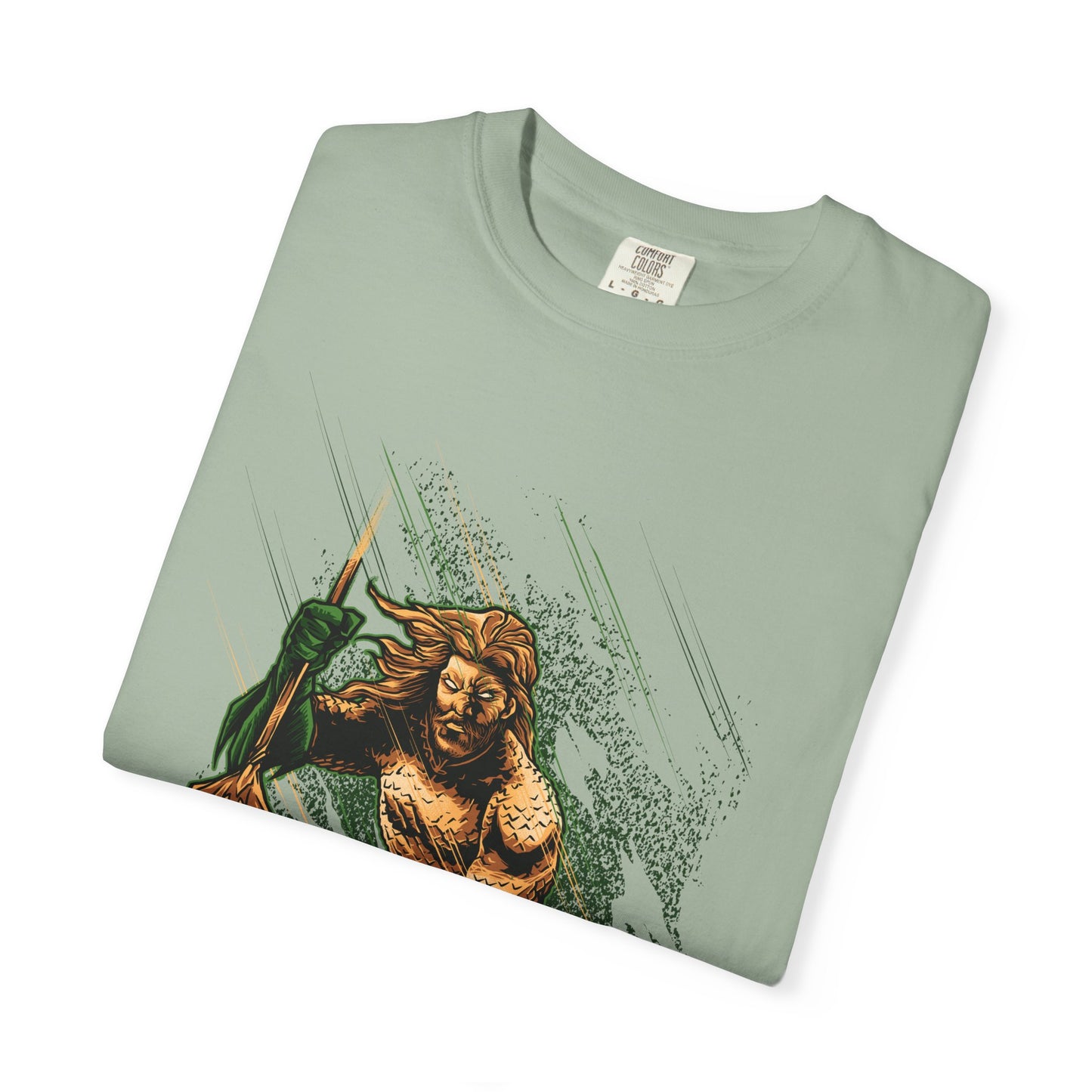 Aquaman Graphic T-Shirt — Vintage Surfing Trident Design
