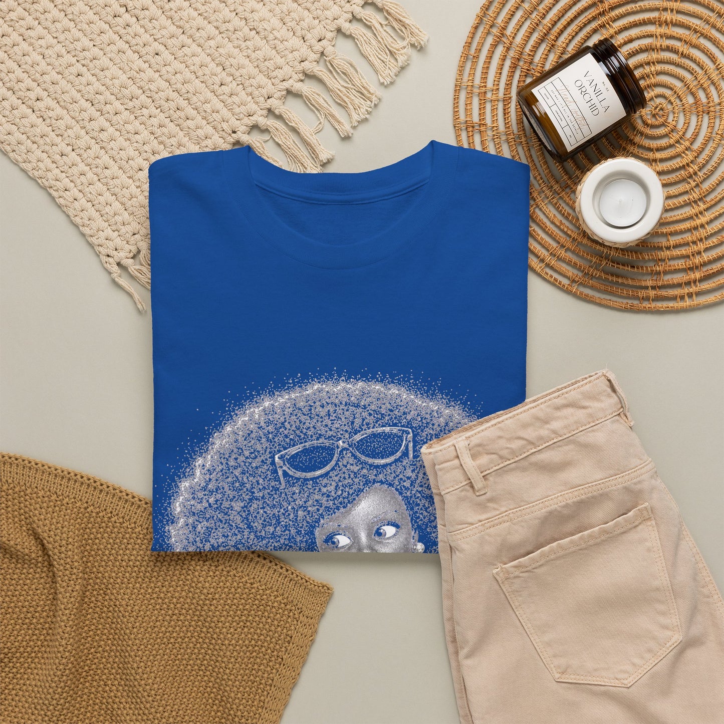 Afro Halo Art Tee — 'You Are My Wings' Graphic T-Shirt