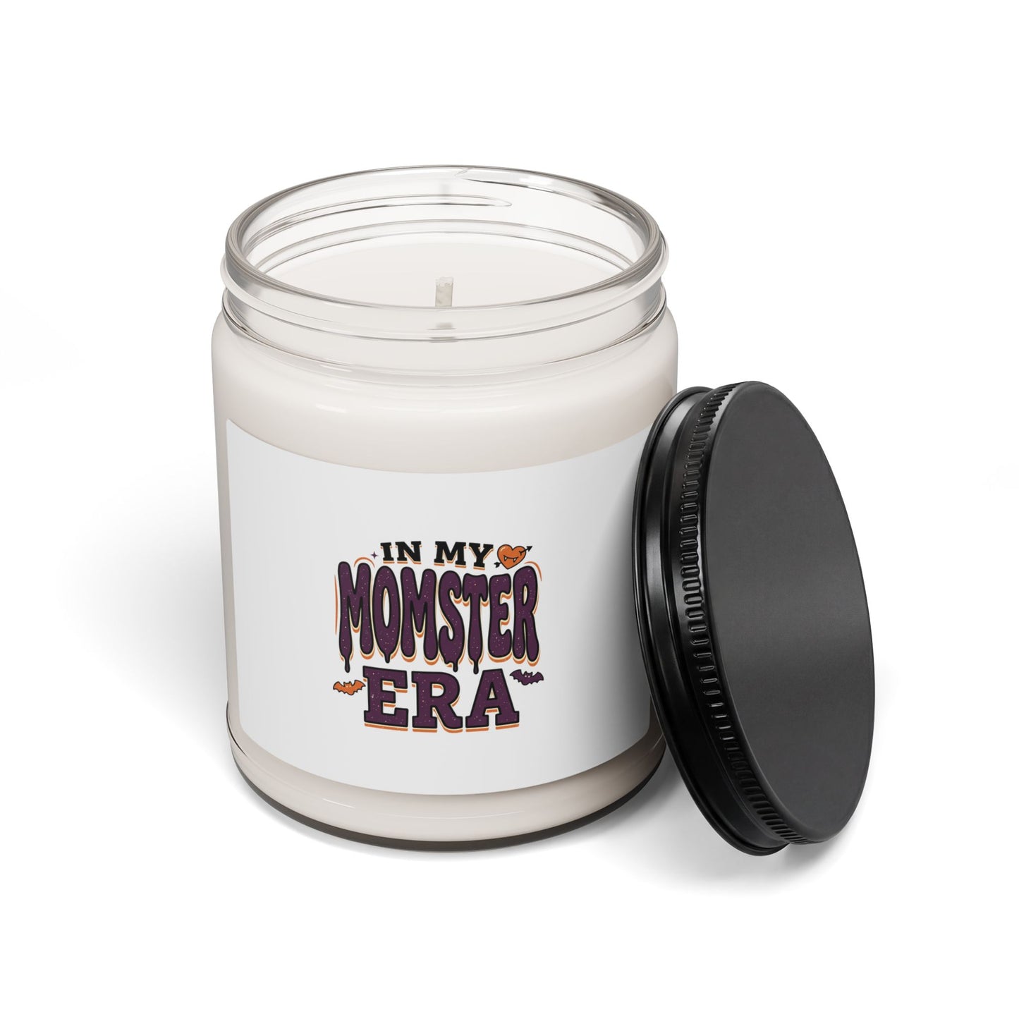 Momster Era Candle | Soy Halloween Candle, Purple Orange Spooky Label