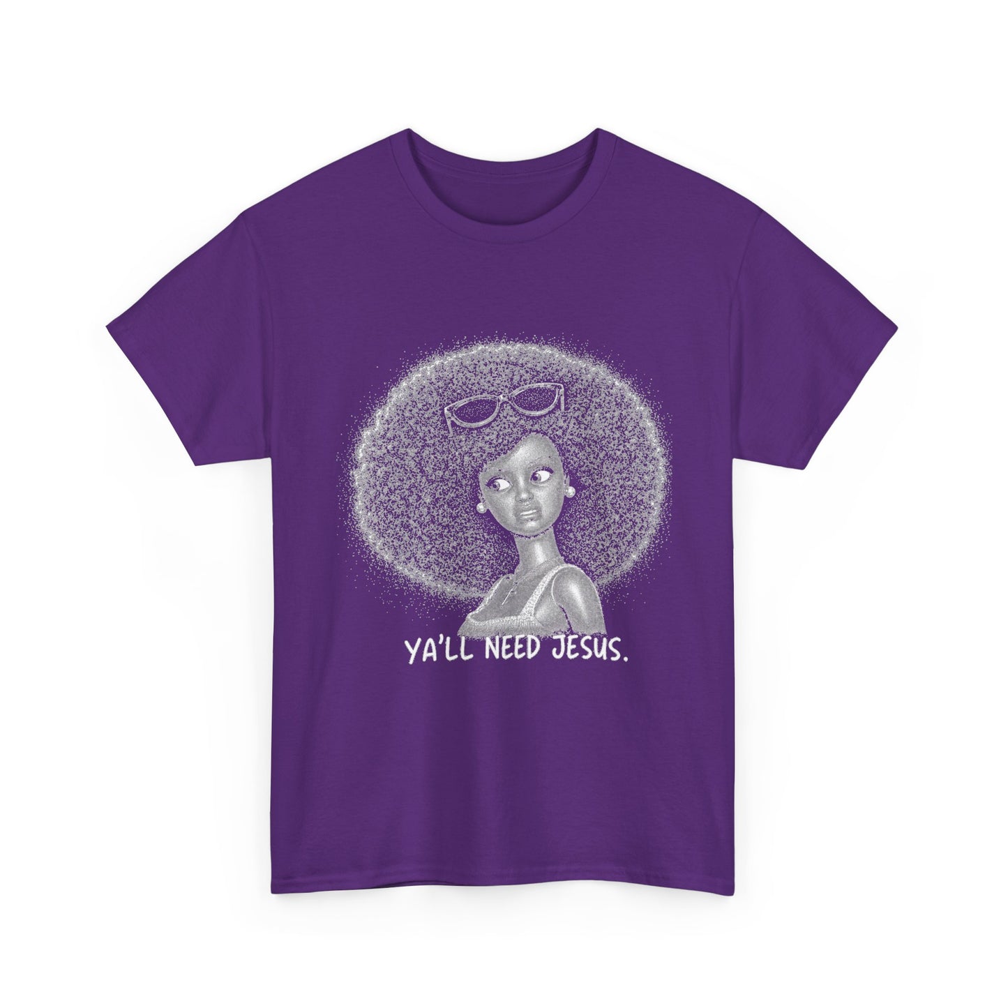 Afro Halo Art Tee — 'You Are My Wings' Graphic T-Shirt