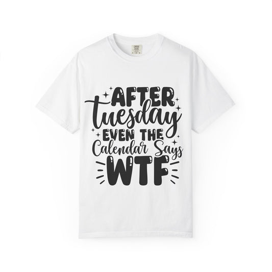 After Tuesday Even The Calendar Says WTF T-Shirt
