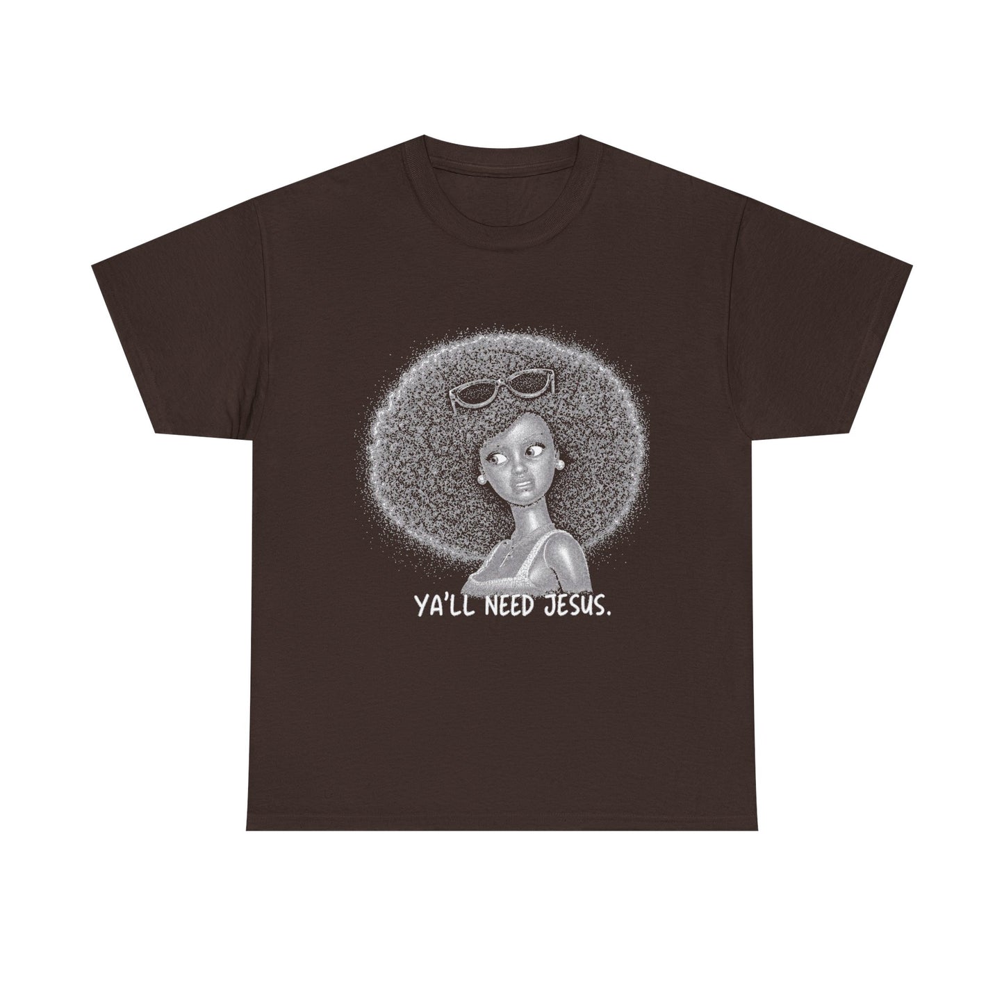 Afro Halo Art Tee — 'You Are My Wings' Graphic T-Shirt