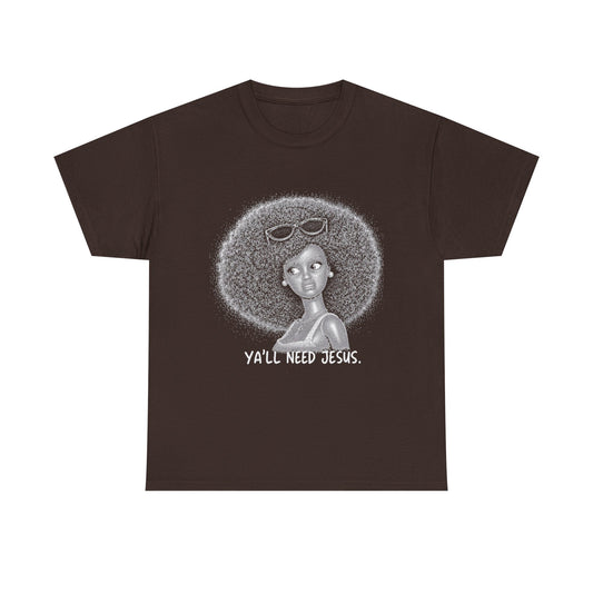 Afro Halo Art Tee — 'You Are My Wings' Graphic T-Shirt