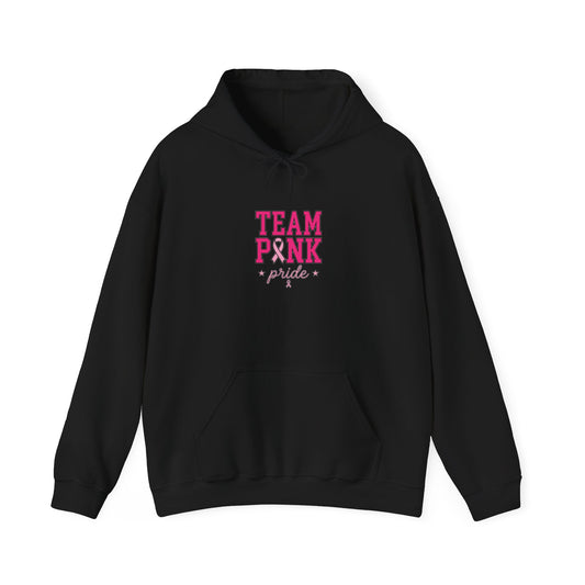 Team Pink Ribbon Hoodie | Breast Cancer Awareness, Support