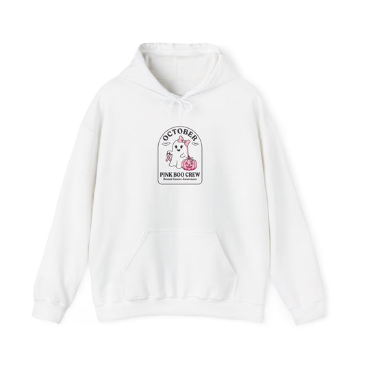 Pink Ribbon October Hoodie | Breast Cancer Awareness, Supportive Crew