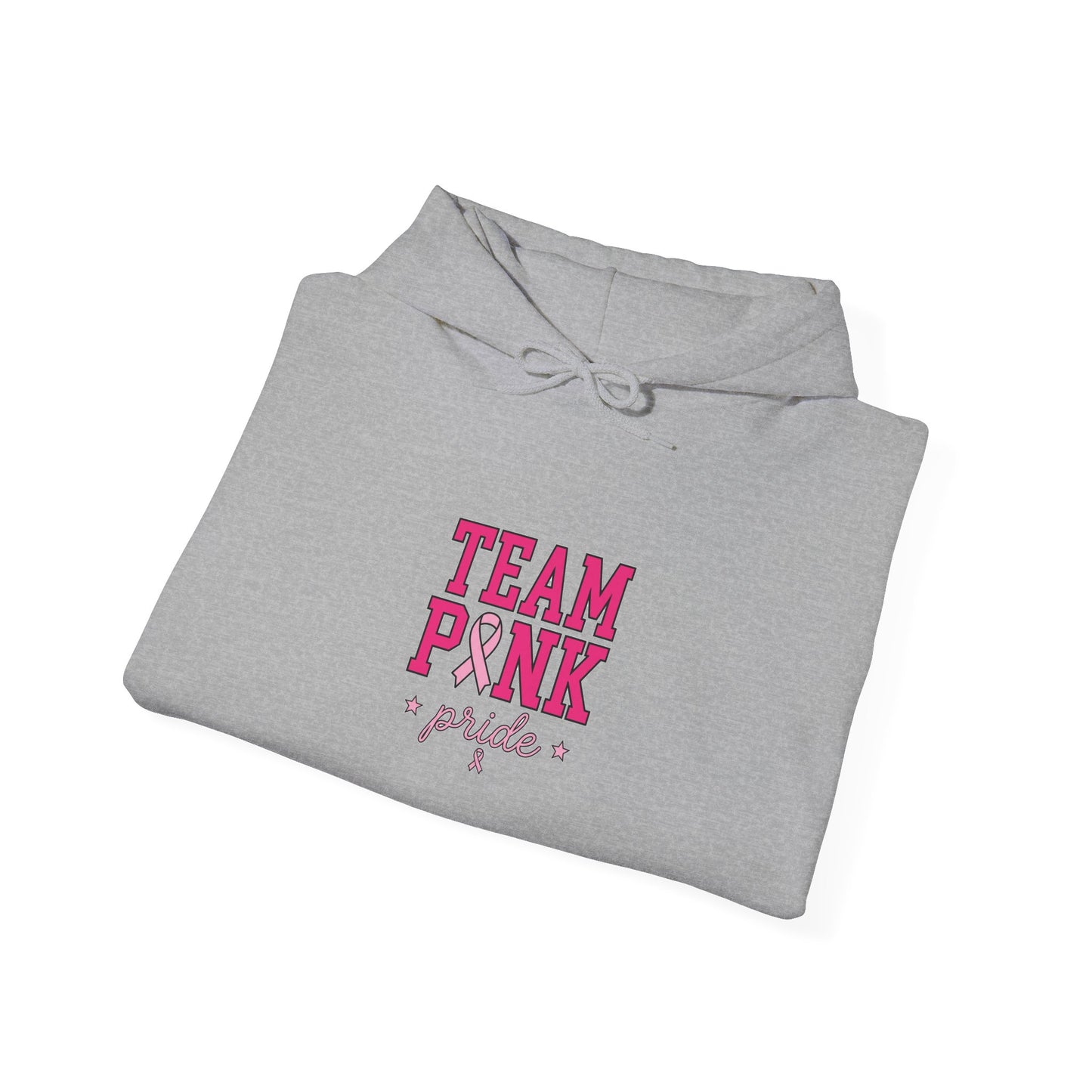 Team Pink Ribbon Hoodie | Breast Cancer Awareness, Support