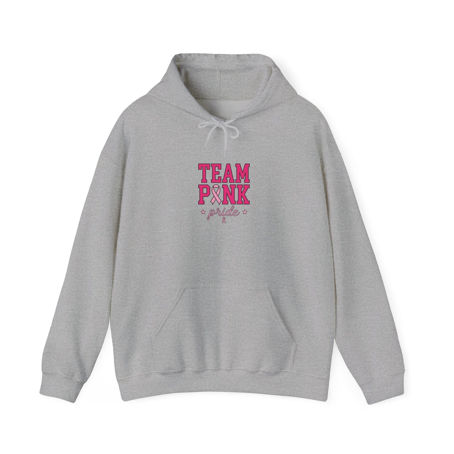 Team Pink Ribbon Hoodie | Breast Cancer Awareness, Support