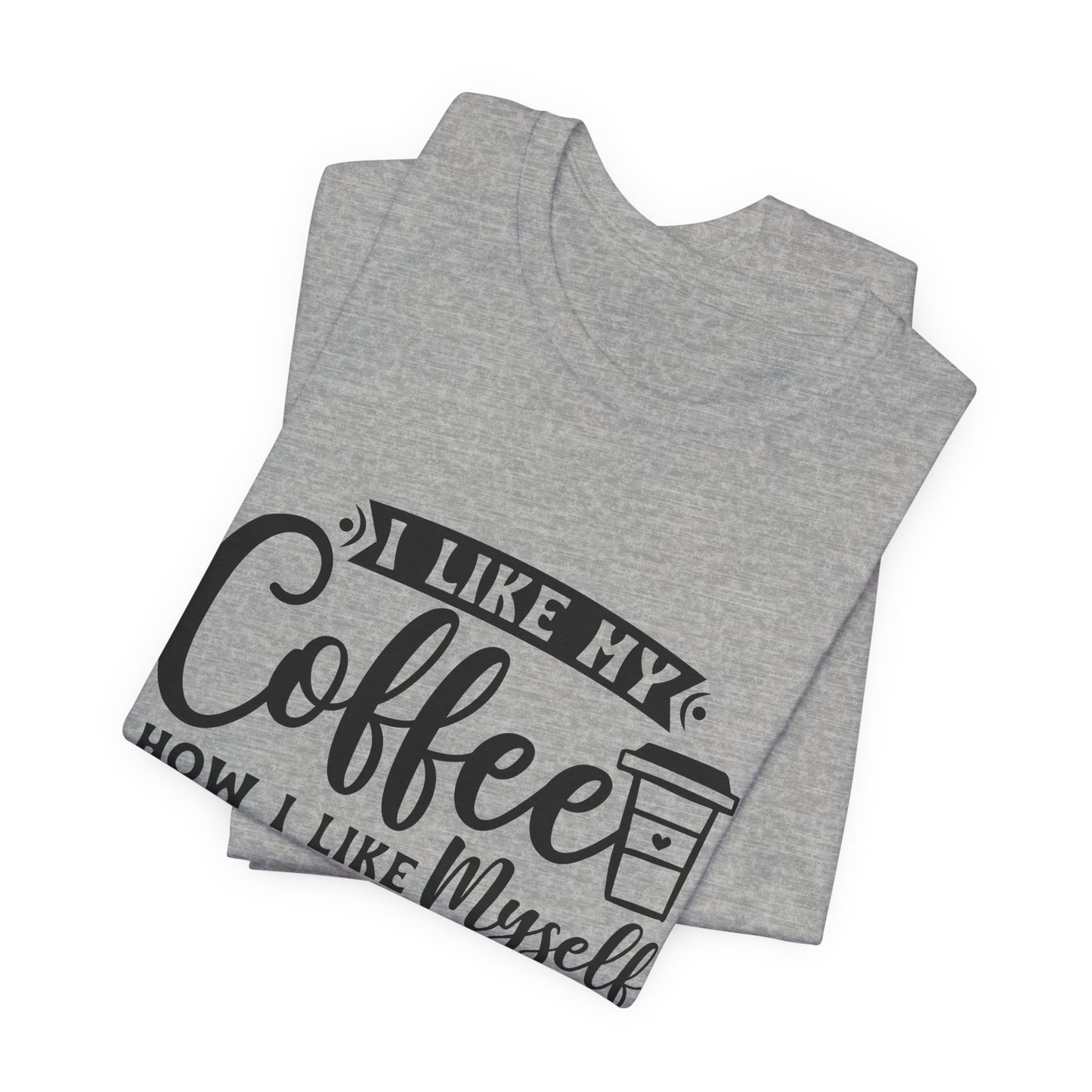 Coffee Lover T‑Shirt — "Give Me Coffee" Dark & Bitter Funny Tee