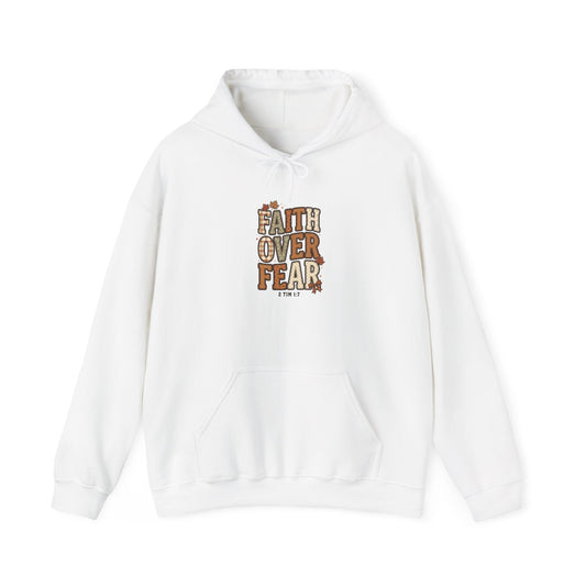 Faith Over Fear Hoodie | Christian Autumn, Fall Leaves Sweatshirt