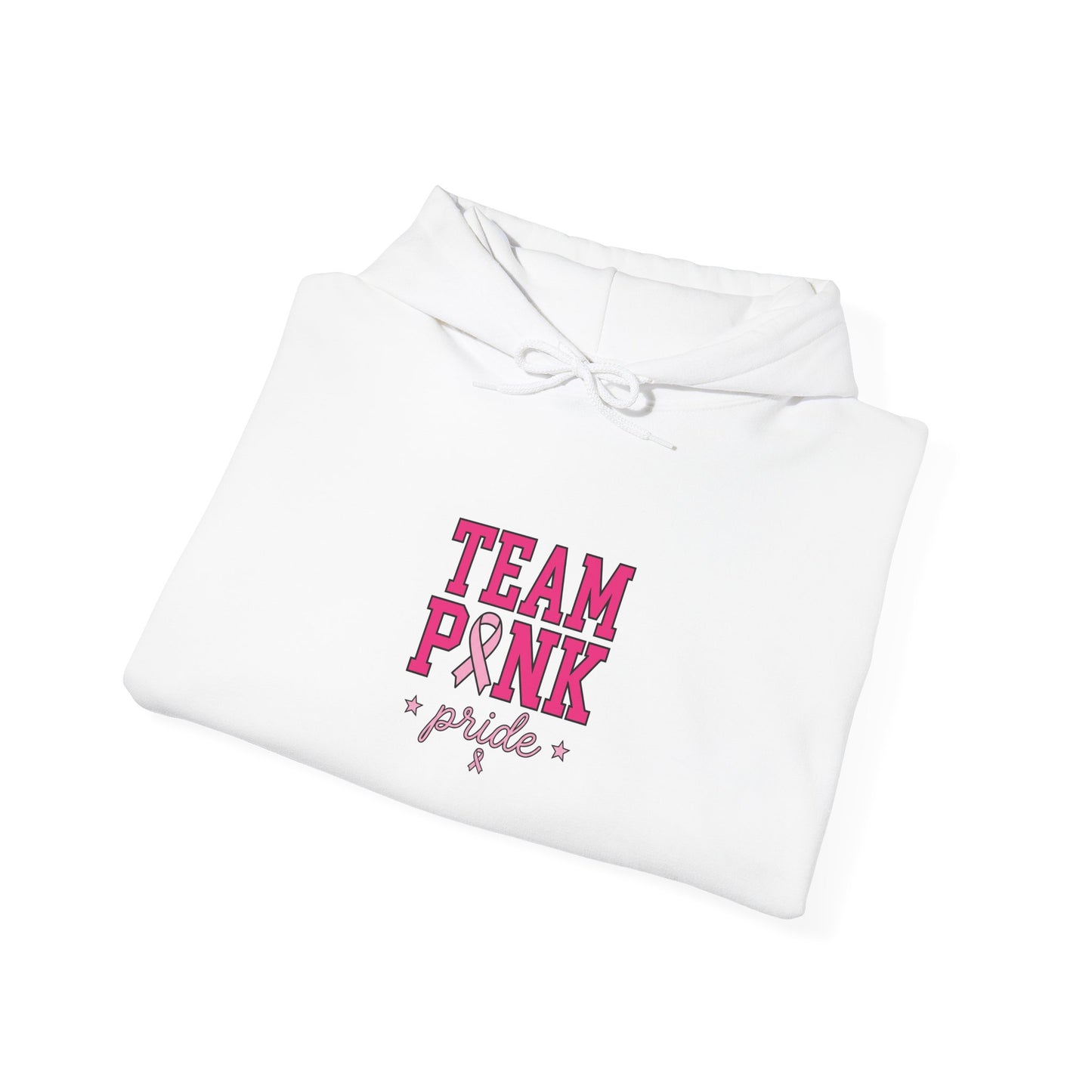Team Pink Ribbon Hoodie | Breast Cancer Awareness, Support