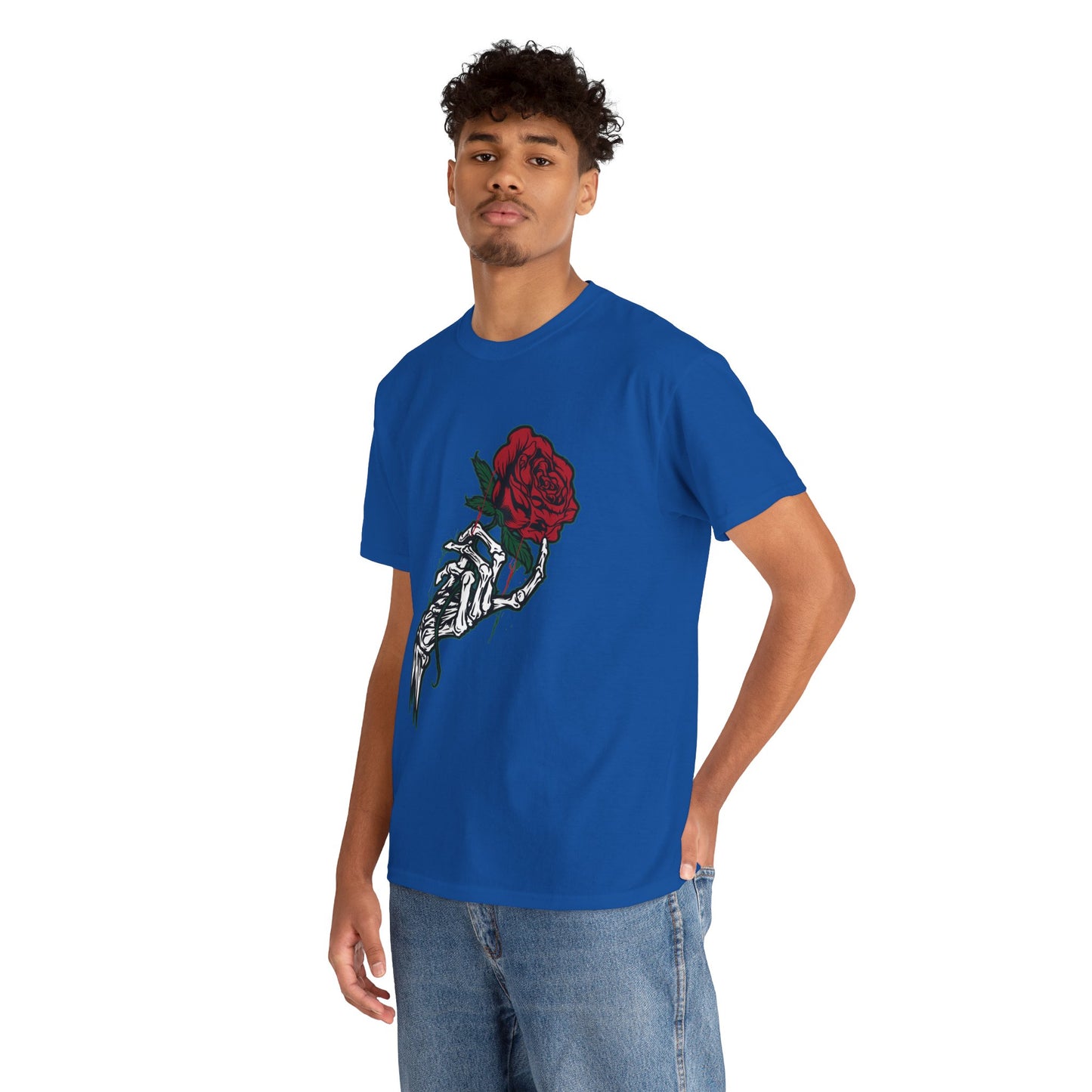 Rose & Skeleton Hand Tee-Alternative