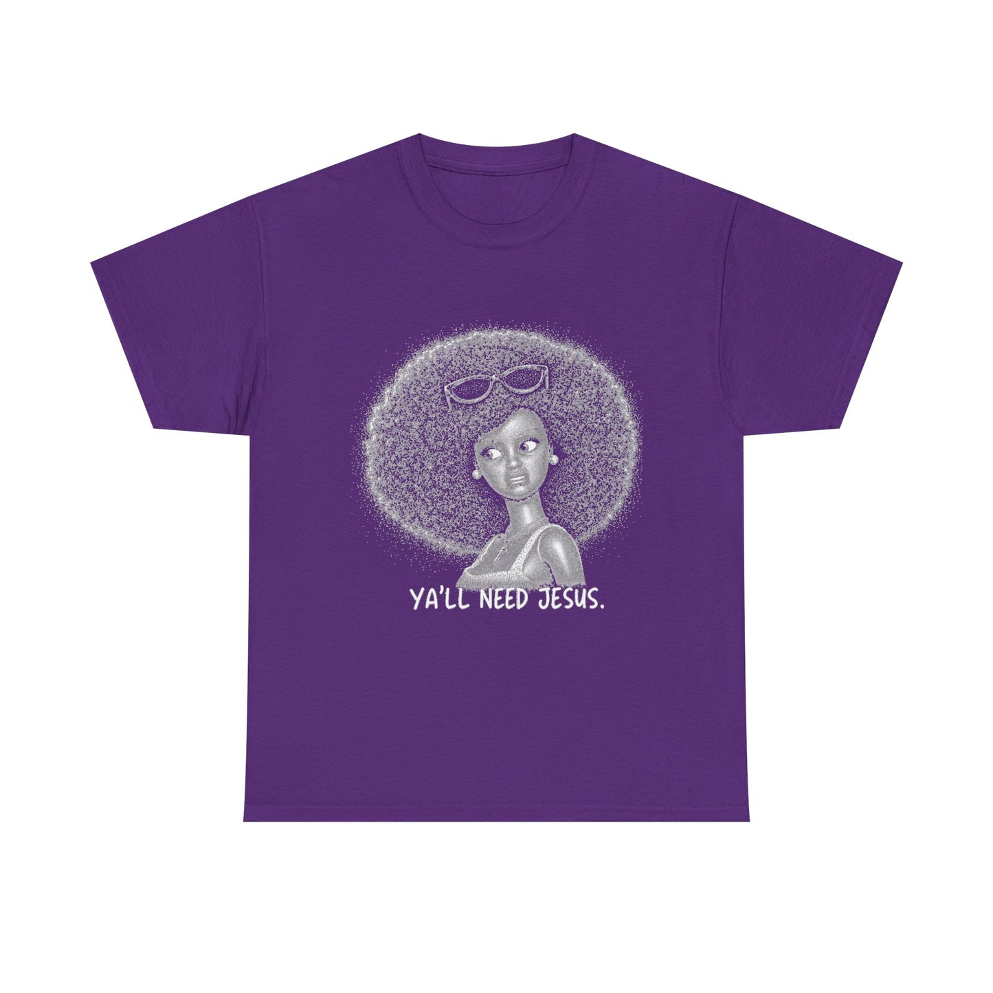 Afro Halo Art Tee — 'You Are My Wings' Graphic T-Shirt