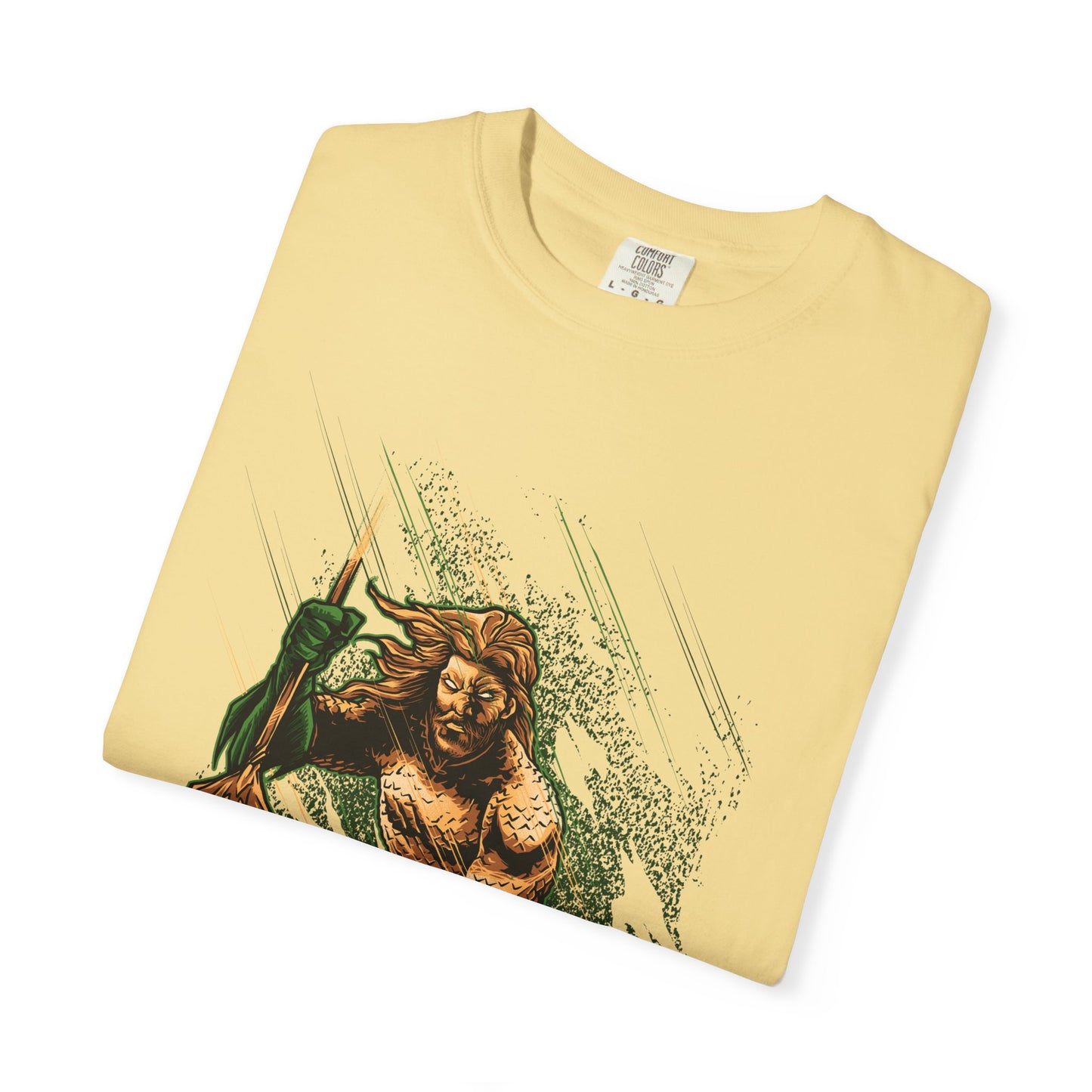 Aquaman Graphic T-Shirt — Vintage Surfing Trident Design